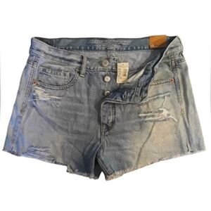 🆕️🦅American Eagle Outfitters Boyfriend Distressed Shorts. Womens Size W10x3L